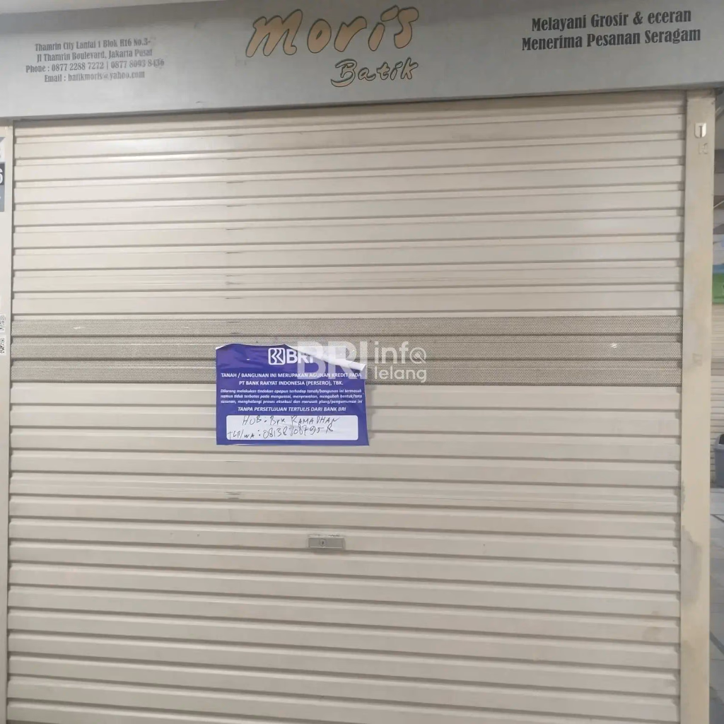 Ruko Thamrin City Jakarta Pusat, Harga 340 Juta! foto 2