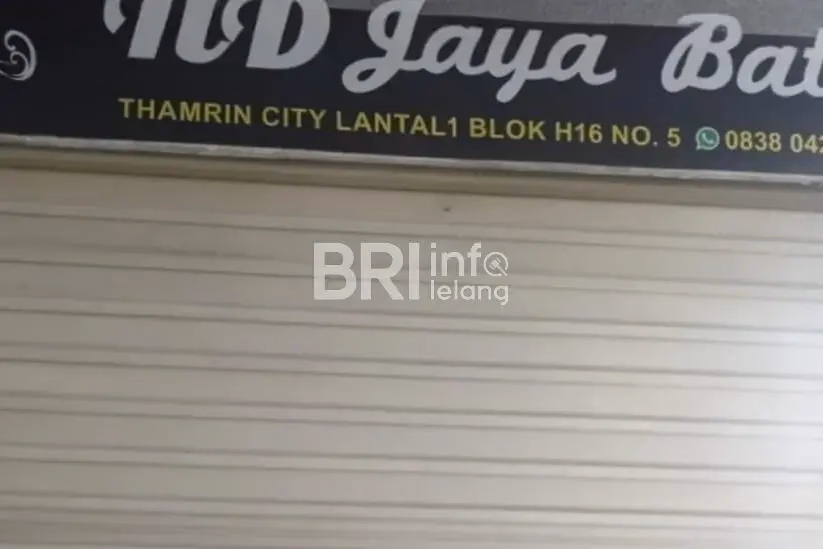 Ruko Thamrin City Jakarta Pusat, Harga 260 Juta! foto 2