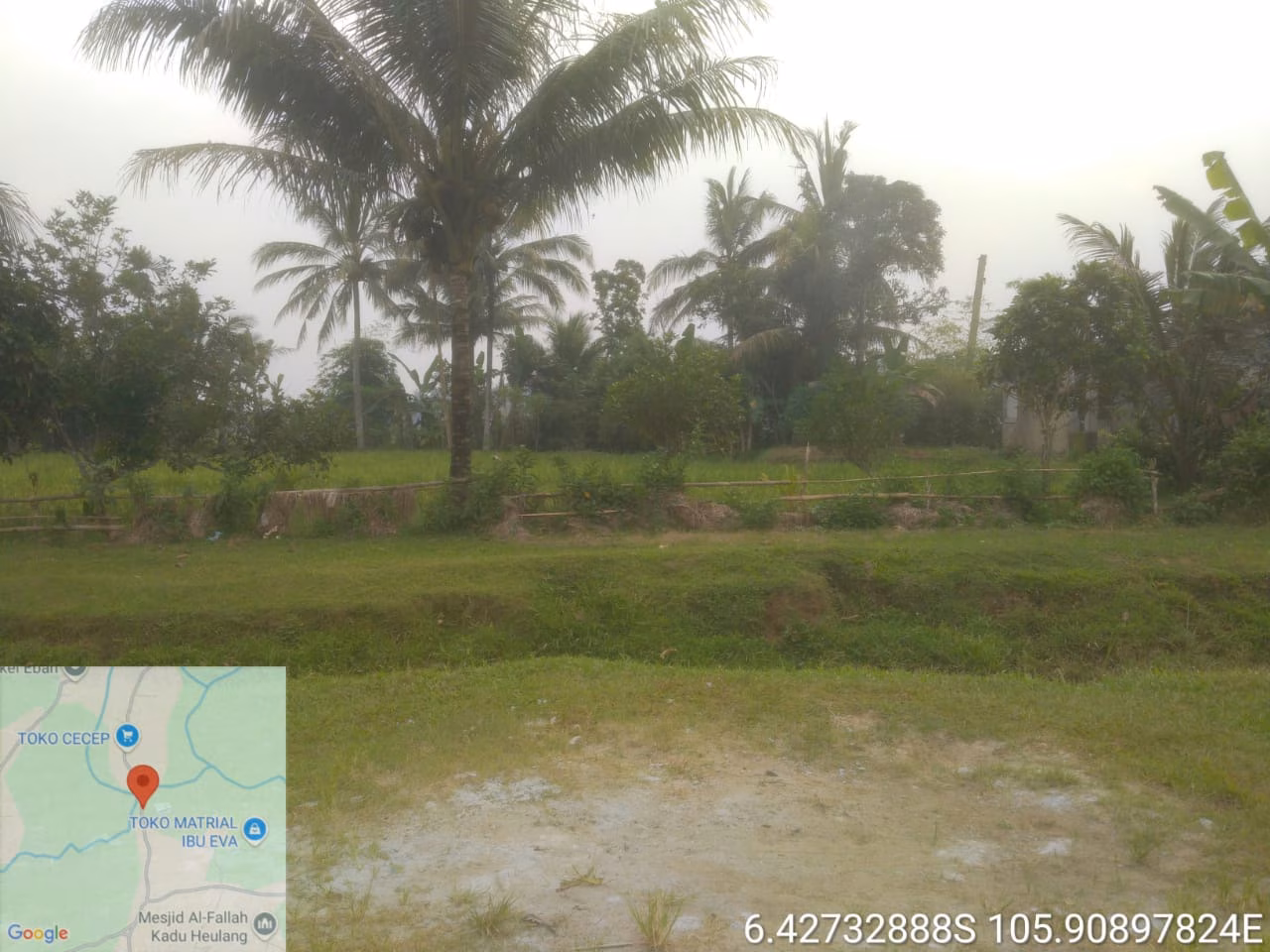 Tanah Lelang Mandiri di Kab. Pandeglang, Rp 80 Juta