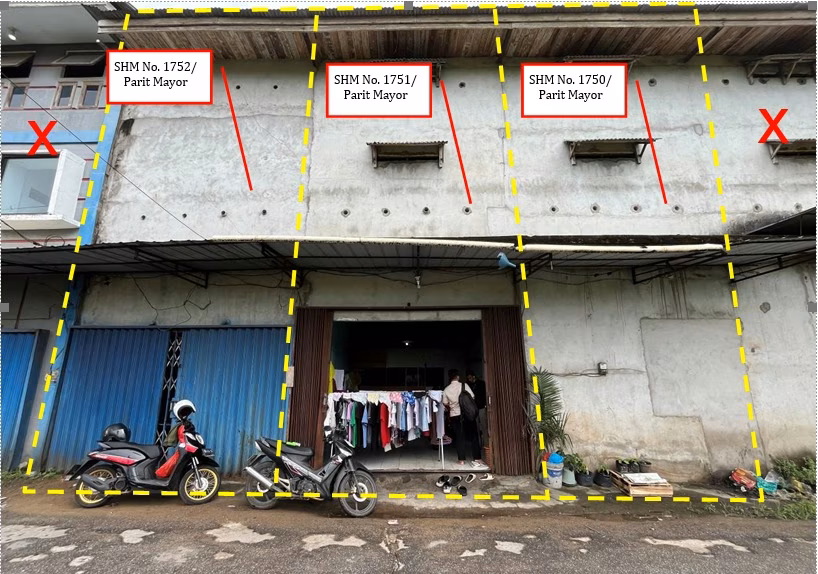 Ruko lelang Kota Pontianak