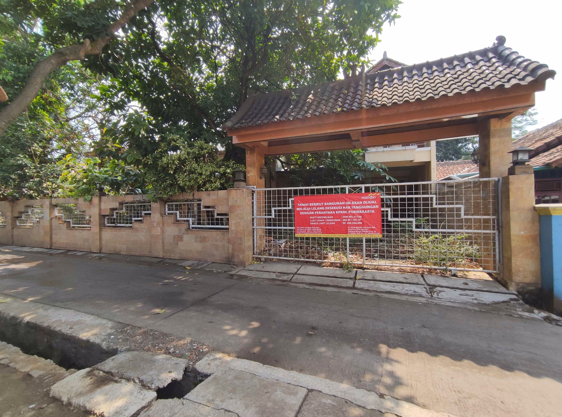 Rumah lelang Kab. Karawang