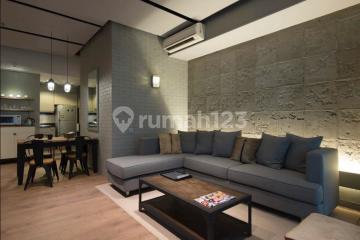 Apartemen Sudirman Mansion 2 Bedroom Furnished Bagus Lantai Tinggi - foto 3