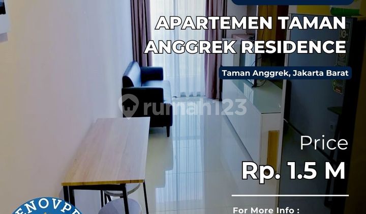 Dijual Apartemen Taman Anggrek Residence Unit 2BR High Floor - foto 1