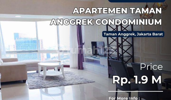 Investasi Terbaik Unit Renov Taman Anggrek Condo 2+1BR City - foto 1