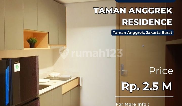 Apartemen Taman Anggrek Jual Studio - Berlokasi di Taman Anggrek, Ja #600467