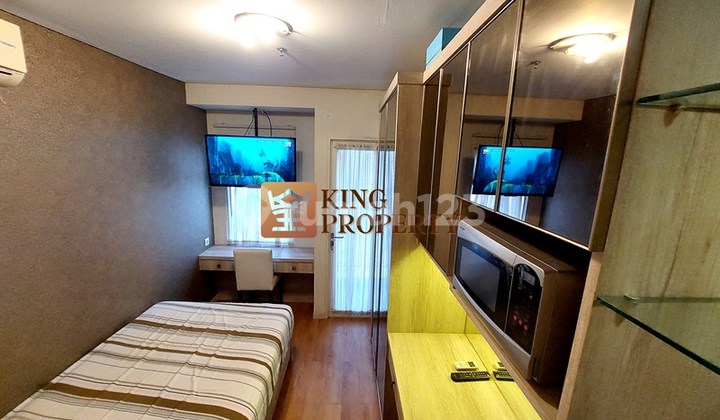 Full Interior, Dijual Studio Madison Park Fully Furnished Selangkah ke Central Park Mall & Apl Tower Jakarta Barat - foto 1