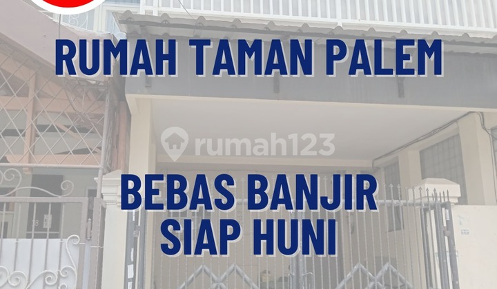 Rumah Minimalis 2 Lantai Siap Huni di Taman Palem Lestari - Lokasi Strategis & Bebas Banjir - foto 1