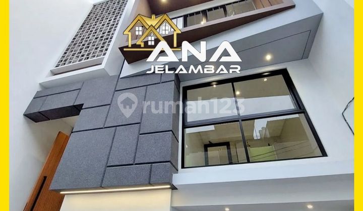 Ana Rumah Baru di Kav Polri Luas 7X15m 3Lt Minimalis Lokasi Nyaman Jelambar - * Good- Deal !!* - foto 1