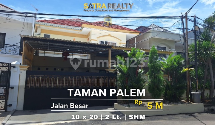 Rumah Taman Palem Lestari Siap Huni Rapi Dan Terawat Posisi Boulevard - foto 1
