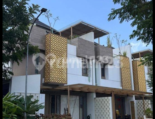 JUAL DI BAWAH HARGA PASAR RUMAH MEWAH KONSEP BALI STYLE VILLA - foto 1