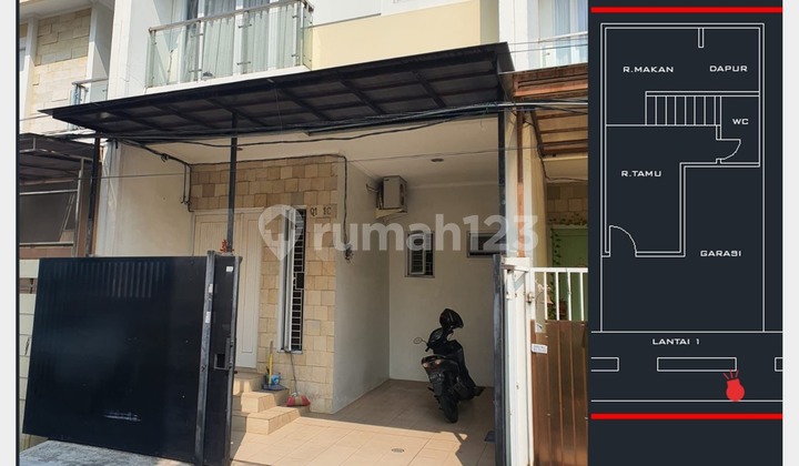 Rumah Dengan Design Modern 3 Lantai di Area Kebon Jeruk, Jakarta Barat RR044 - foto 1