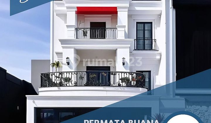 Rumah Mewah 3.5 Lantai Di Permata Buana Jakarta Barat Bonus Lift - foto 1