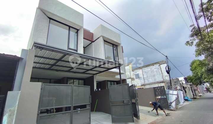 Rumah Baru Nangka Residence Minimalis Tropis Siap Huni Strategis Pik Dan Puri Jakarta Barat - foto 1
