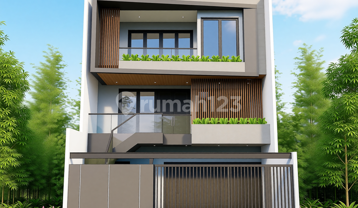 Jual Rumah Minimalis Modern Cengkareng Palem Lestari - foto 1