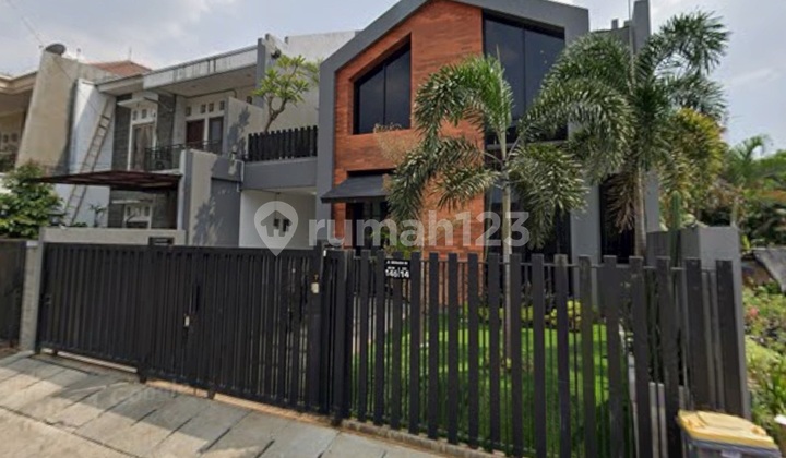 Rumah Modern Bagus. di Jl. Menara 9 Block 146, Kavling Dki Meruya Selatan, Dki Jakarta, Kota Jakarta Barat, Kembangan, 11650, Meruya - foto 1