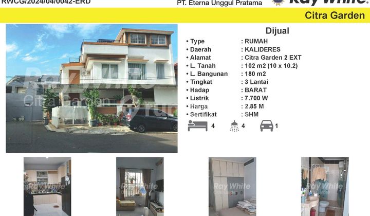 Jual Rumah Mewah Murah SHM Citra Garden 2 Ext Jakbar0042-Erd - foto 1