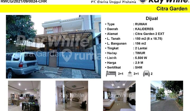 Jual Rumah Mewah Murah SHM Citra 2 Ext Jakarta Barat 0024-Chr - foto 1