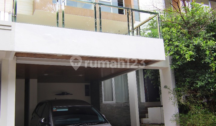 Rumah 2 Lantai+ Mezanine Turun Harga Ada Kolam Renang Citra Garden 8 - foto 1