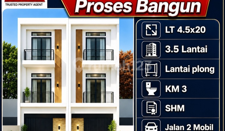 Ip3075: Rumah Proses Bangun Area Jelambar - foto 1