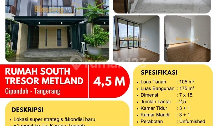 Kost Furnished SHM di Metland Puri, Jakarta Barat - foto 1