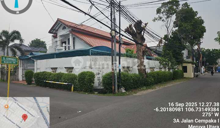 Kav Dki Dijual Rumah Hook Meruya Utara Jakarta Barat - foto 1