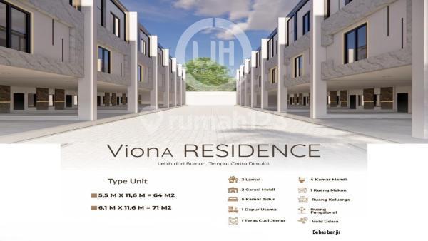 Rumah Brand New di Viona Residence, Kebon Jeruk, Jakarta Barat - foto 1