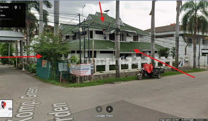 Termurah & Super Strategis, Rumah Mewah 800M2 di Boulevard & Hoek Green Garden Hanya 13,5M - foto 1