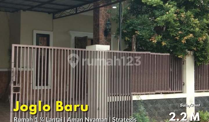 Rumah Komplek Joglo Baru Hadap Timur Jakarta Barat - foto 1