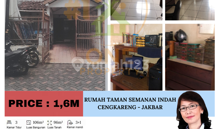 Dijual Rumah Taman Semanan Indah, Cengkareng - Jakarta Barat - foto 1