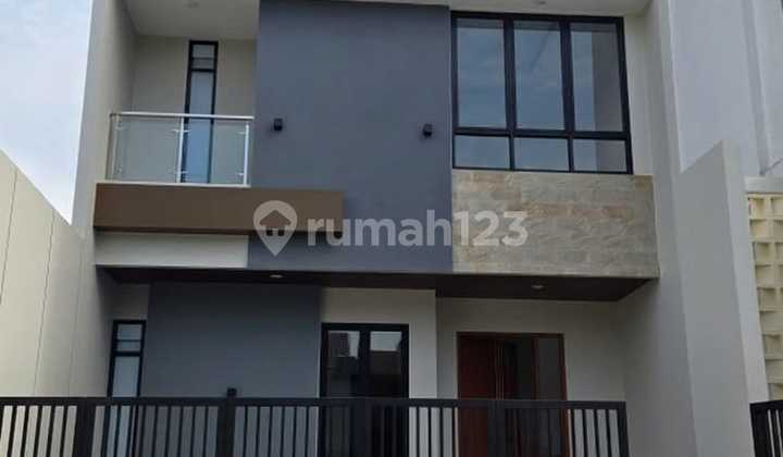 Rumah Baru 2 Lantai Minimalis Modern @Taman Villa Meruya Jakbar - foto 1