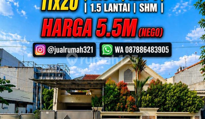Rumah Siap Huni 11X20 Strategis Komplek Greenville(Gr115) - foto 1