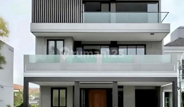 Jual Rumah Lux LT 252M2 Konsep Green Living di Cluster Elite Jakarta Barat @12,5M - foto 1