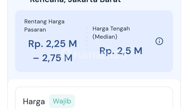 Jual Cepat Murah Rumah Waris Terawat Taman Kencana Jakarta Barat - foto 1