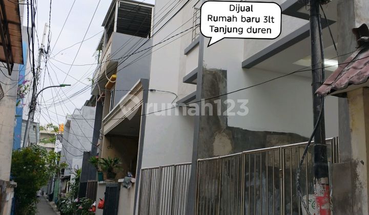 Rumah Baru Minimalis Jl 1Mobil Carpot 1 Mobil Dekat Central Park Mall Siap Huni Tanjung Duren - foto 1