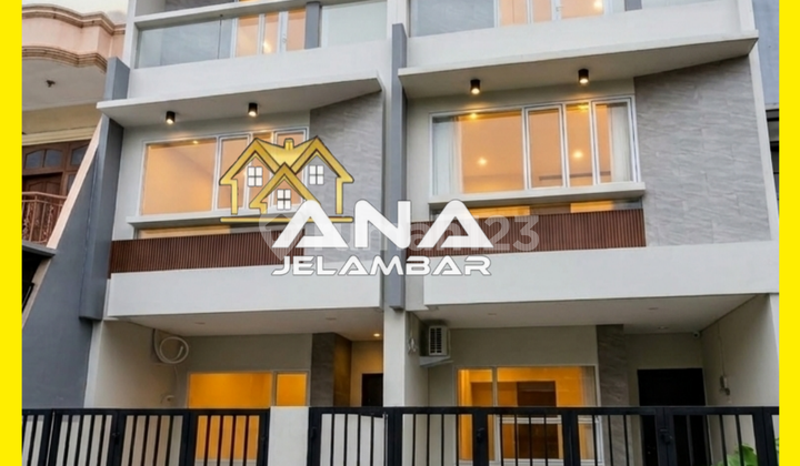 Ana Rumah Baru 3Lt Luas 4.5X15m Modern Minimalis Hadap Selatan di Duri Kepa, Kebon Jeruk - * Good- Deal !!* - foto 1