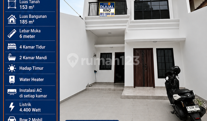 Rumah Baru American Classic Kavling Hankam Joglo Jakarta Barat - foto 1