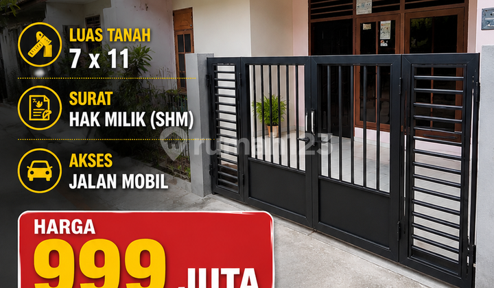 Dijual Rumah Tanjung Duren Akses Mobil - foto 1