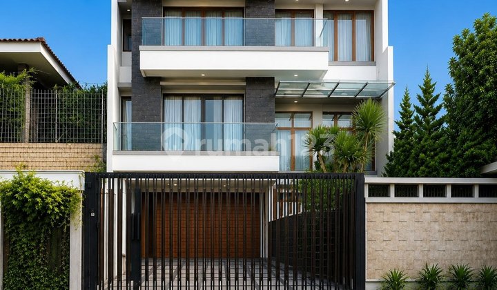 Dijual Rumah Luxury Puri Indah Jakarta Barat 3 Lantai Rooftop Full Furnished - foto 1