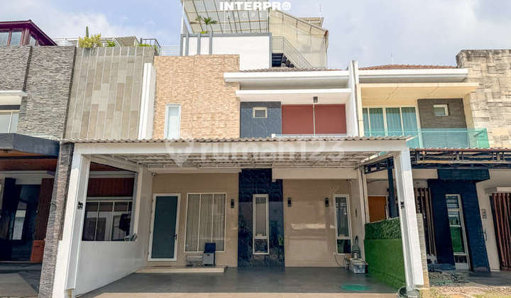 Rumah 3,5 Lantai Puri Mansion Boulevard Full Furnished - 120M2 - foto 1