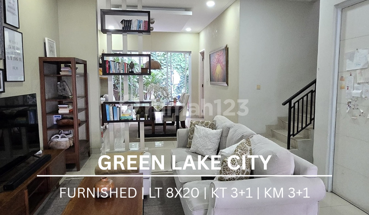 Rumah Furnished Siap Huni Uk 8X20 di Green Lake City - foto 1