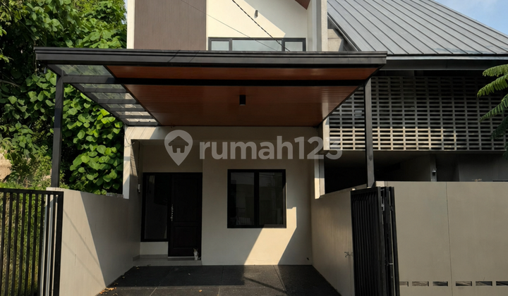 Rumah Baru 2 Lantai SHM di Kav. Dki Meruya Jakbar Bebas Banjir Lokasi Strategis - foto 1