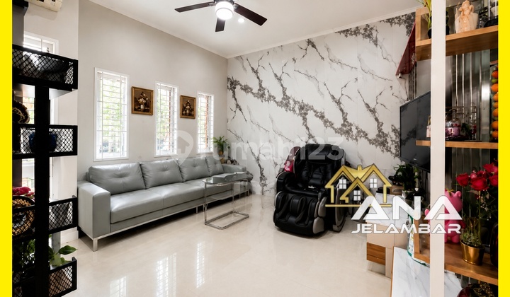 Ana Rumah 3Lt Full Furnish di Kav.polri Luas 5X17m2, Lingkungan Nyaman Jelambar - * Good- Deal !!* - foto 1