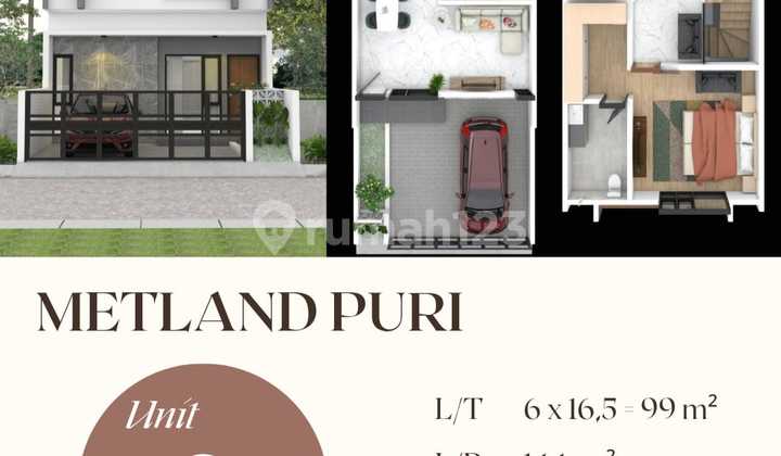 Dijual Rumah Siap Huni @Puri Metland, Tangerang - foto 1