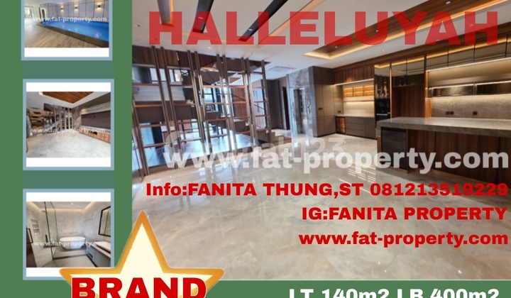Brand New! Dijual Rumah Baru Mewah dengan Kolam Renang di Puri Indah,Jakarta Barat. - foto 1