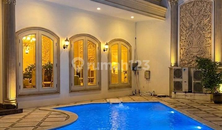 Rumah Sultan Kedoya Mewah Semi Furnished Jakarta Barat - foto 1