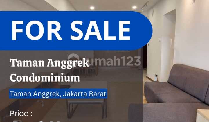 Apartemen Taman Anggrek Jual 1BR 88m² - *Taman Anggrek Condo 2+1BR Bes #436592