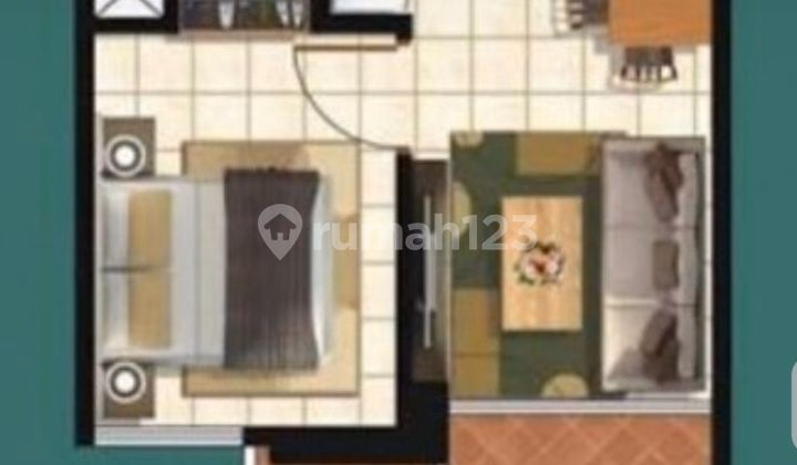 Apartemen Taman Anggrek Jual Studio 38m² - Condominium 1 lantai di kawasa #674798
