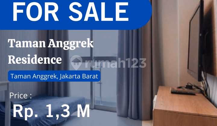 Apartemen Taman Anggrek Jual 1BR 38m² - Dijual Cepat 1BR City Harga TU #399021