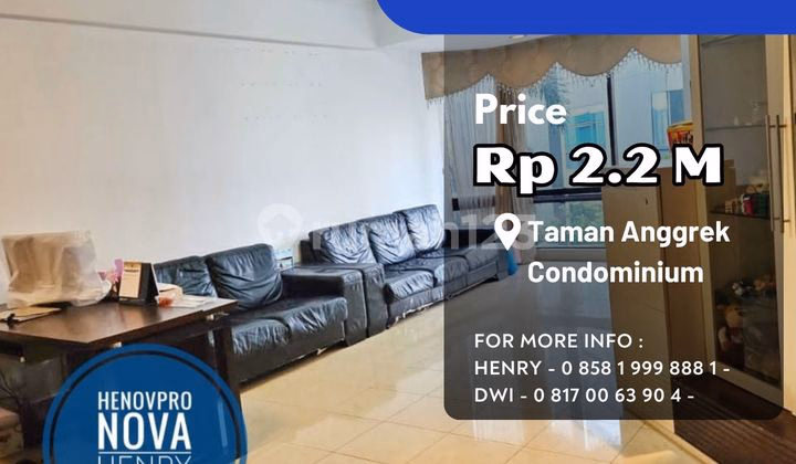 Apartemen Taman Anggrek Jual 1BR - Taman Anggrek Condo 3+1BR SPEC #297276