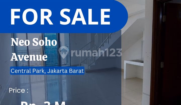 Apartemen Central Park Jual Studio Central Park - Investasi terbaik Dijual Cepat #465354